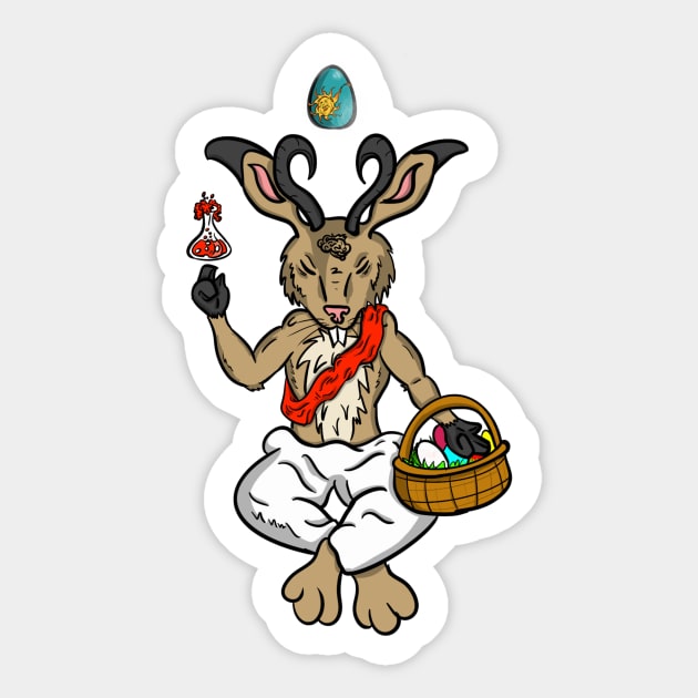 Equinox Jackalope Sticker by GeekVisionProductions